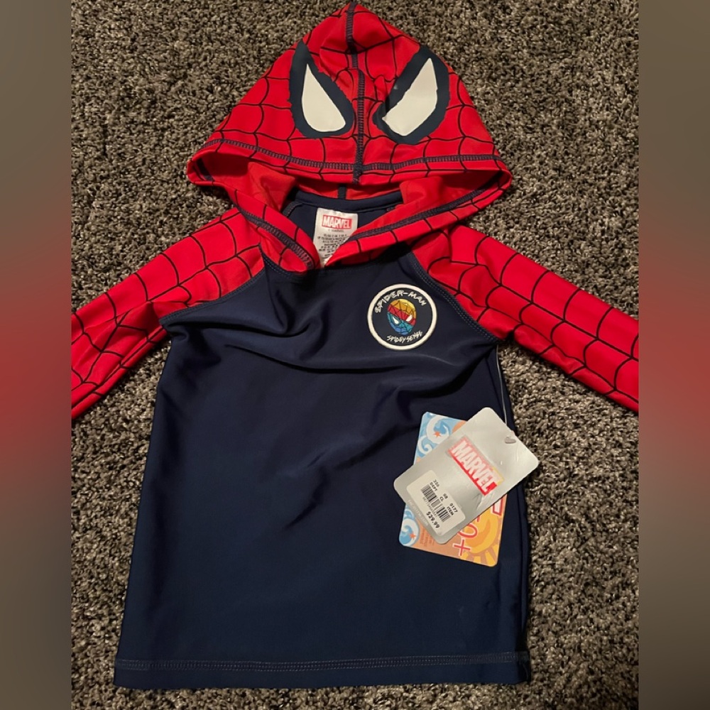 Spider-Man sun protection shirt